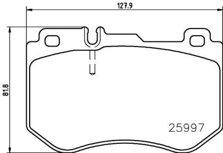 Гальмівні колодки дискові BRE BREMBO P50 123