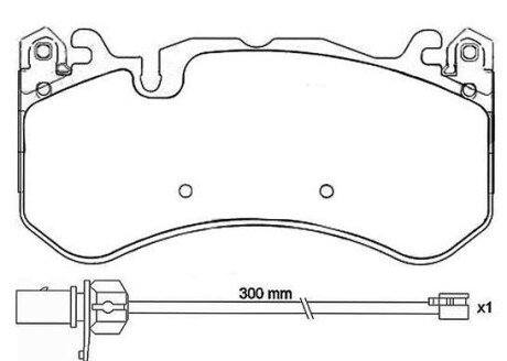 Гальмівні колодки дискові BRE BREMBO P50 127 (фото 1)