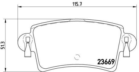 Гальмівні колодки дискові BRE BREMBO P59 040