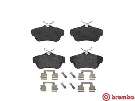 Гальмівні колодки дискові BRE BREMBO P61 095