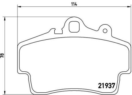 Гальмівні колодки дискові BRE P65 007 BREMBO P65007