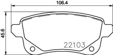 Гальмівні колодки дискові BRE P 68 064 BREMBO P68 064