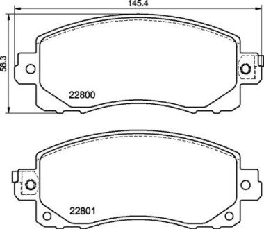 Гальмівні колодки дискові BRE BREMBO P78 028