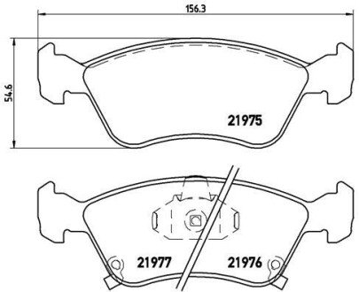 Гальмівні колодки дискові BRE BREMBO P83 041