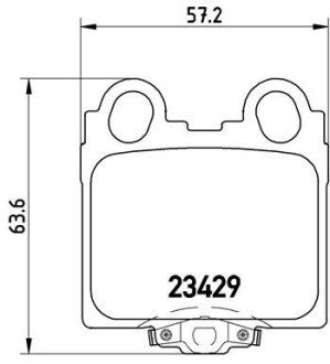 Гальмівні колодки дискові BRE BREMBO P83 045