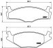 Гальмівні колодки дискові BRE BREMBO P85 024 (фото 1)