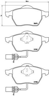 Гальмівні колодки дискові BRE P85 037 BREMBO P85037