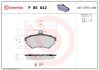 Гальмівні колодки дискові BRE BREMBO P85 042 (фото 1)