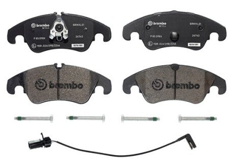 Гальмівні колодки дискові BRE BREMBO P85 098X