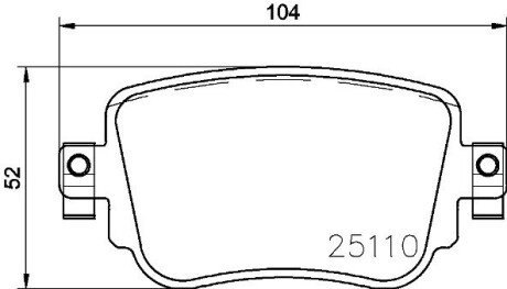 Гальмівні колодки дискові BRE P85 140 BREMBO P85140