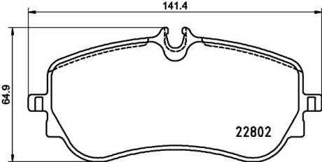 Гальмівні колодки дискові BRE P85 172 BREMBO P85172