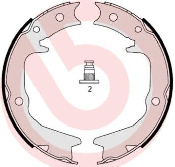 Комплект гальмівних колодок BREMBO S54519