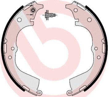 Гальмівні колодки барабанні BRE BREMBO S83 537