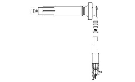 A_Провід високовольтний SUBARU Forester/Impreza/Legacy/Outback &quot;2,0-2,5(1-цил) &quot;98-05 компл 3А00/162 BREMI 3A59E42 (фото 1)