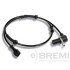 Датчик ABS VOLVO S40/V40 "F "1,6-1,9 "95-04 ="" BREMI 50644 (фото 1)