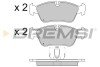 Гальмівні колодки пер. BMW 3 (E36/E46) 90-09 (ATE) BREMSI BP2745 (фото 1)