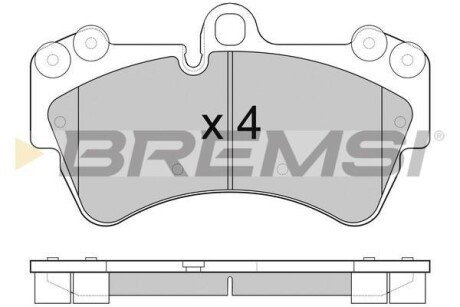 Гальмівні колодки пер. Audi Q7/Touareg/Cayenne BREMSI BP3099