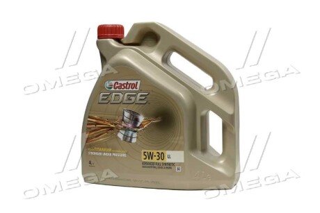 Олива моторна 5W-30 EDGE LL ACEA C3, VW 504 00/507 00, 4л, синт. CASTROL 15668E