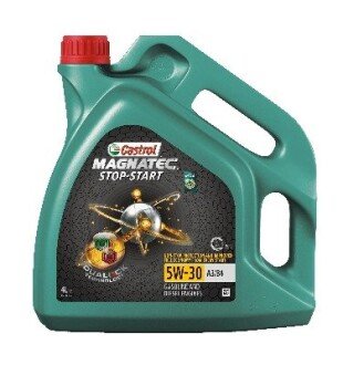 Олива моторна 5W-30 MAGNATEC STOP-START ACEA A3/B4, 4л, синт. CASTROL 15C94E