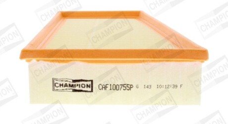 Фільтр повітряний RENAULT MEGANE II (BM0/1_, CM0/1_) 01-12, MEGANE II Estate (KM0/1_) CHAMPION CAF100755P