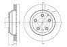 Гальмівний диск зад. Q7/Touareg/Cayenne.(330x28) CIFAM 800-883C (фото 1)