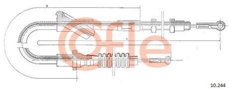 Трос зчеплення COF COFLE 10.244