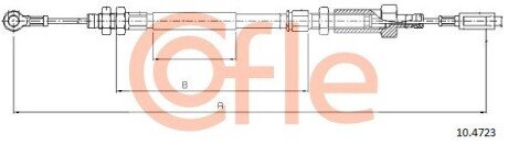 Трос ручника COFLE 10.4723