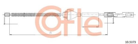 Трос ручника COF COFLE 10.5373