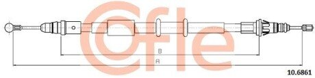 Трос ручника COF COFLE 10.6861