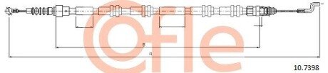 Трос ручника COF COFLE 10.7398