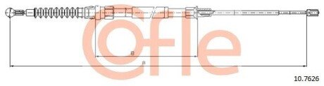 Трос ручника COF COFLE 10.7626