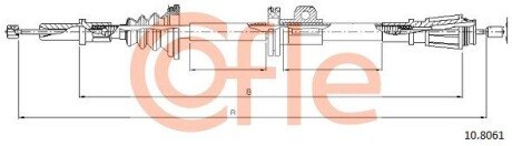 Трос ручника COFLE 10.8061