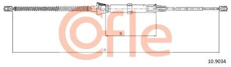 Трос ручника COF COFLE 10.9034