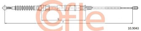 Трос ручника COF COFLE 10.9043 (фото 1)