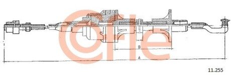 Трос зчеплення COF COFLE 11.255