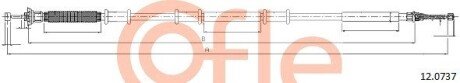 Трос ручника COF COFLE 12.0737