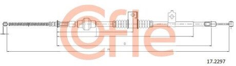 Трос ручника COF COFLE 17.2297