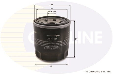 - Фільтр оливи (аналогWL7119/OC215) COMLINE CDH11631