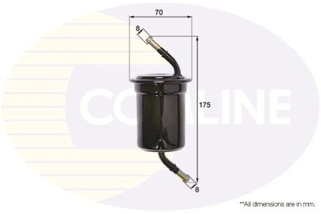 Фільтр палива (аналог WF8080) COMLINE CMZ13006