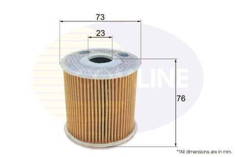 - Фільтр оливи (аналог WL7302) COMLINE CNS11201