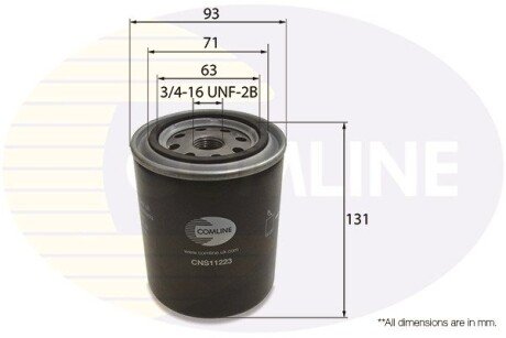 - Фільтр оливи (аналог WL7118) COMLINE CNS11223