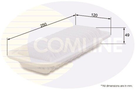 Фільтр повітря (аналог WA6665) COMLINE CTY12035