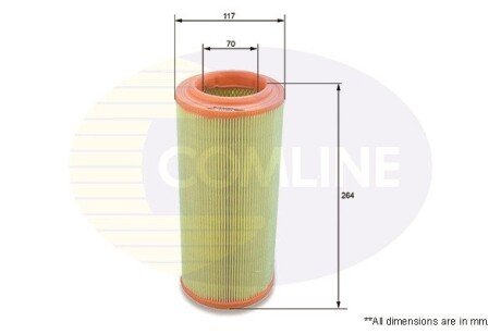 Фільтр повітря (аналог WA6445) COMLINE EAF328