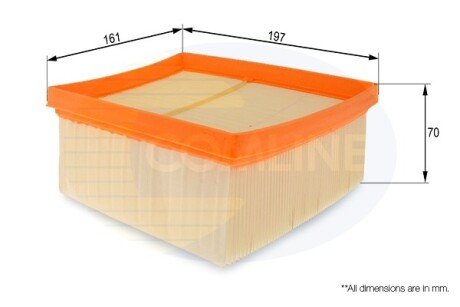 - Фільтр повітря (аналогWA9606/LX2633) COMLINE EAF708
