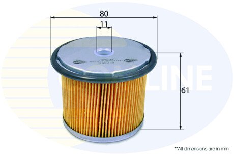 - Фільтр палива (аналогWF8021/KX63/1) COMLINE EFF003