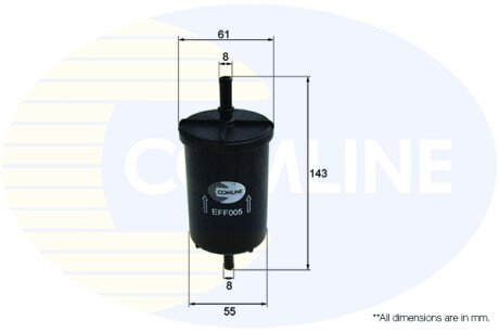 - Фільтр палива (аналогWF8034/KL416/1) COMLINE EFF005