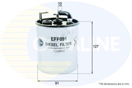 - Фільтр палива (аналогWF8274/KL174) COMLINE EFF091