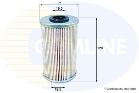 - Фільтр палива (аналогWF8301/KX204D) COMLINE EFF139