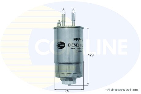 - Фільтр палива (аналогWF8408/KL567) COMLINE EFF156