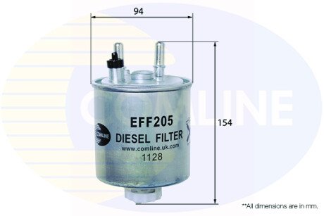 - Фільтр палива (аналогWF8403/KL638) COMLINE EFF205